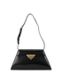 Triangle Logo Shoulder Bag, front view